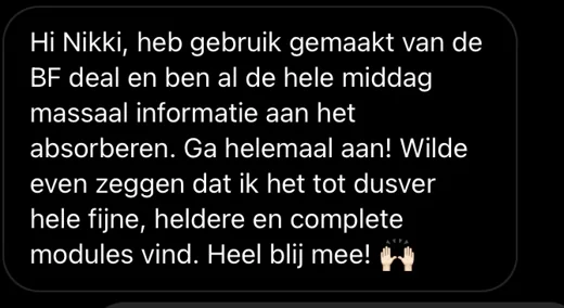 Klantbericht 012, reacties op lessen en trainingen