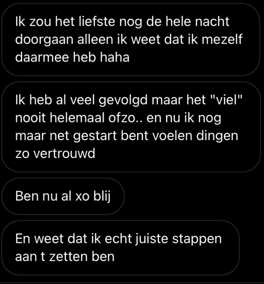 Klantbericht 013, reacties op lessen en trainingen