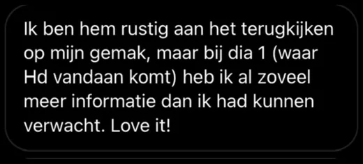 Klantbericht 019, reacties op lessen en trainingen