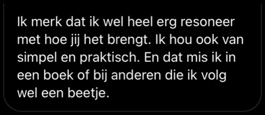 Klantbericht 028, reacties op lessen en trainingen
