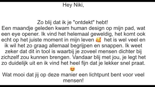 Klantbericht 039, reacties op lessen en trainingen