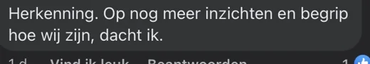 Klantbericht 079, reacties op lessen en trainingen