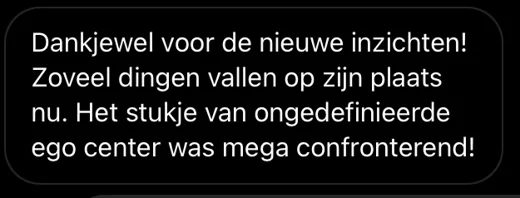 Klantbericht 086, reacties op lessen en trainingen