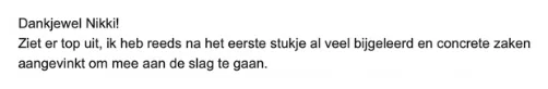 Klantbericht 136, over de persoonlijke handleiding