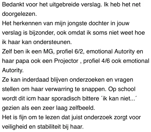 Klantbericht 141, over de persoonlijke handleiding