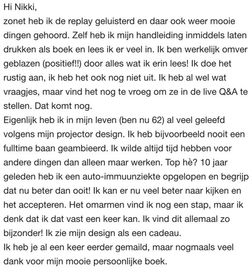 Klantbericht 148, over de persoonlijke handleiding