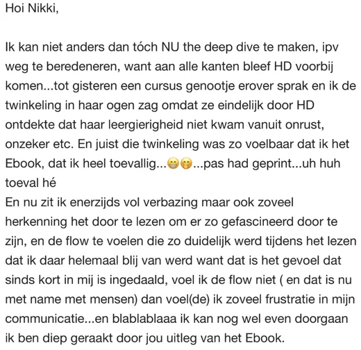 Klantbericht 149, over de persoonlijke handleiding