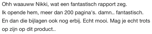 Klantbericht 150, over de persoonlijke handleiding