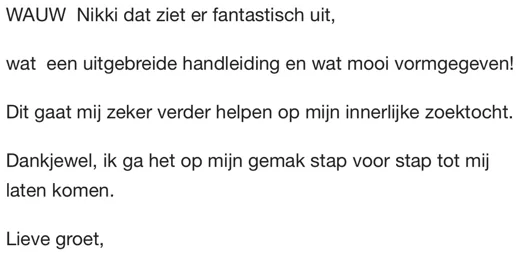 Klantbericht 151, over de persoonlijke handleiding