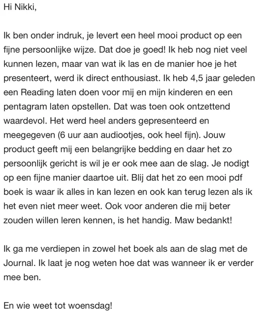 Klantbericht 152, over de persoonlijke handleiding
