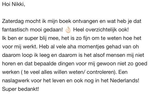 Klantbericht 153, over de persoonlijke handleiding