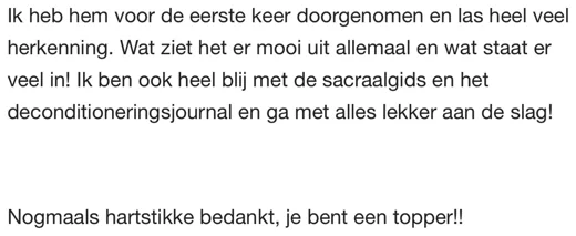 Klantbericht 157, over de persoonlijke handleiding